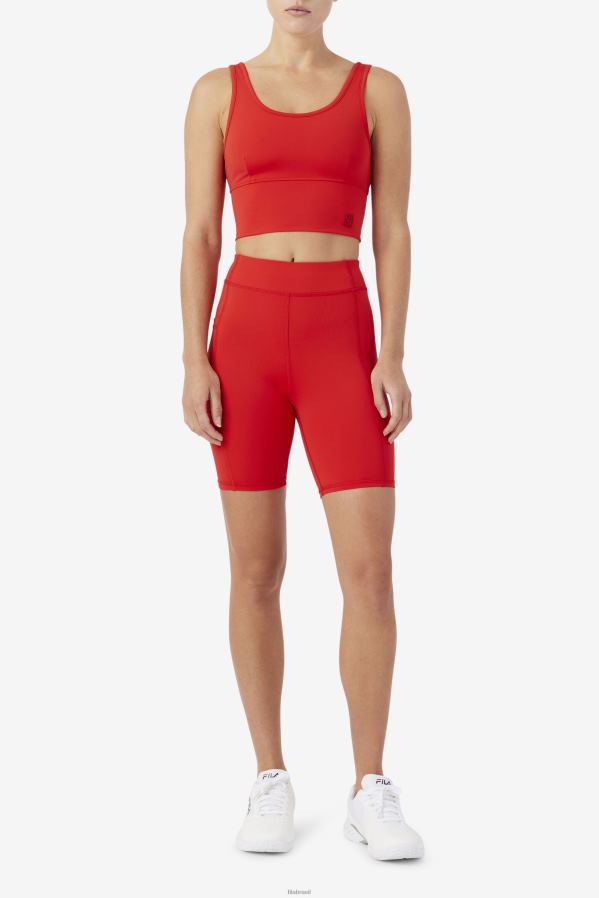 vermelho FILA short fila vermelho tiana bike HXJFD1666