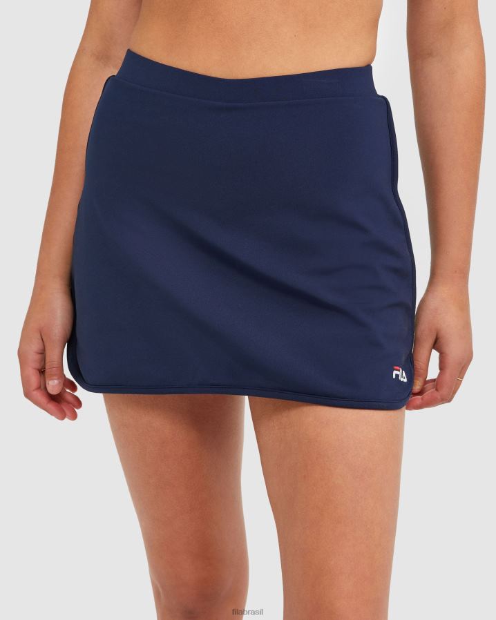 nova marinha FILA novo skort fila feminino clássico azul marinho HXJFD2874