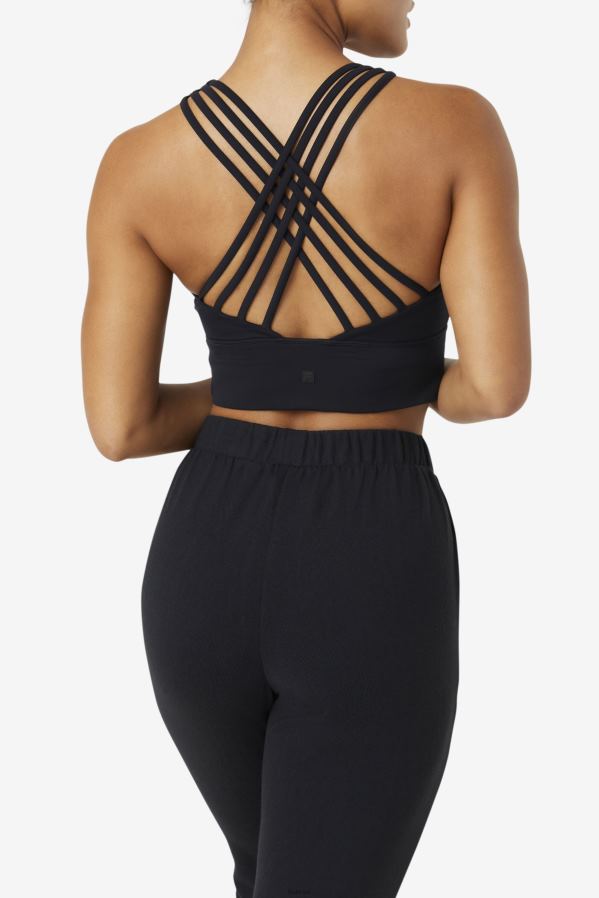 FILA sutiã esportivo uplift com gola alta fila HXJFD1811