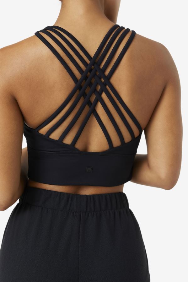 FILA sutiã esportivo uplift com gola alta fila HXJFD1811