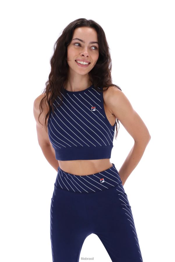 FILA sutiã fila karla pin listrado HXJFD3427