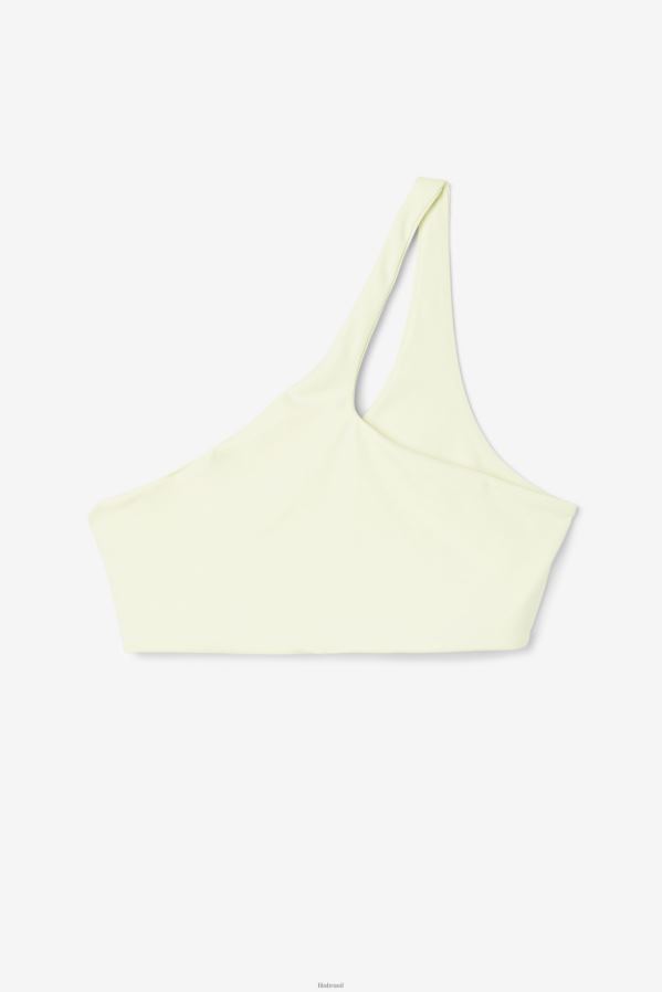 amarelo macio FILA fila kady sutiã assimétrico top tender amarelo HXJFD1471