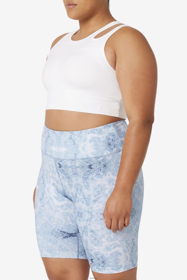 branco FILA sutiã branco uplift slice crop top fila HXJFD1854