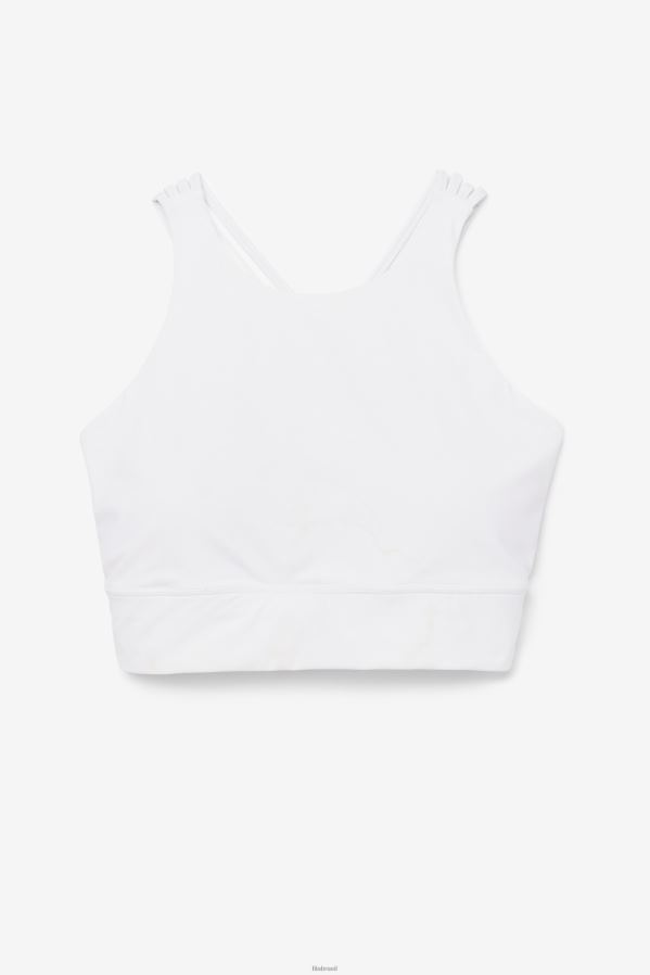 branco FILA sutiã esportivo fila branco uplift com gola alta HXJFD1840