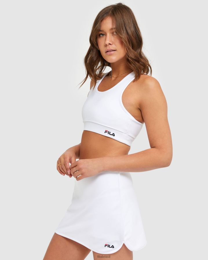 branco FILA sutiã fila branco clássico feminino HXJFD2896