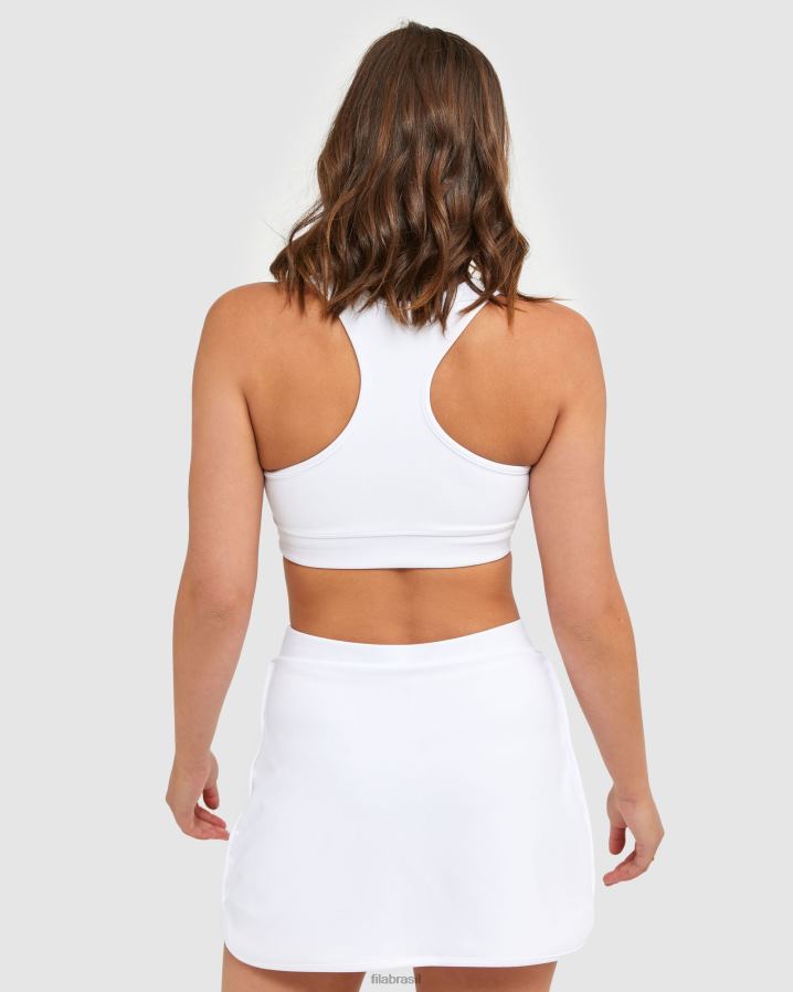 branco FILA sutiã fila branco clássico feminino HXJFD2896