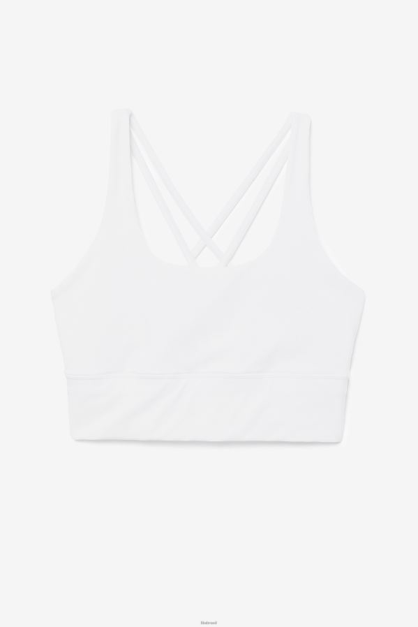 branco FILA sutiã uplift cross back branco fila HXJFD1788