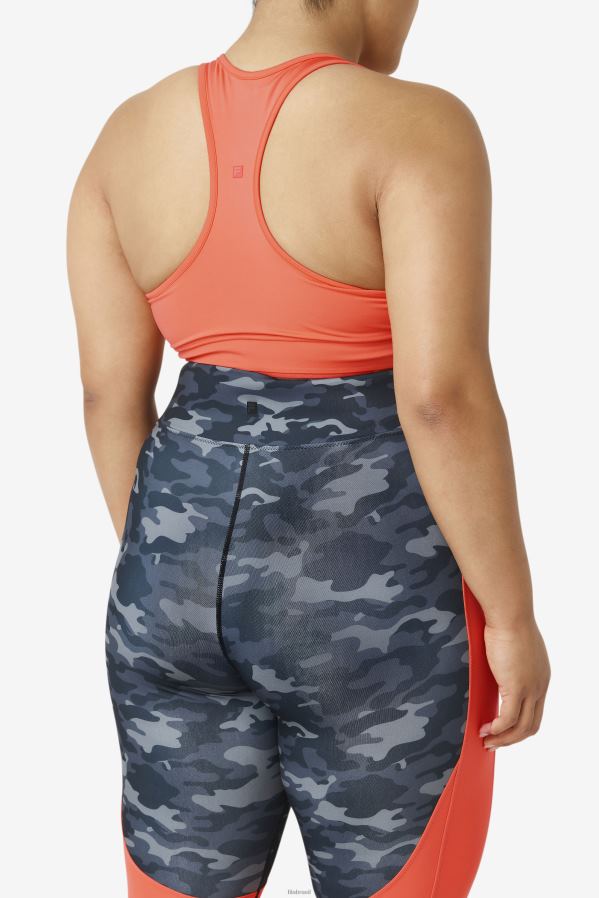 coral quente FILA sutiã fila uplift racerback top coral HXJFD1849