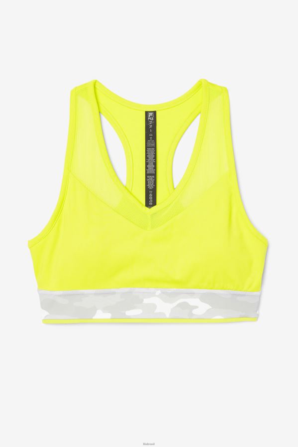 enxofre FILA fila uplift racerback bra top enxofre HXJFD1807