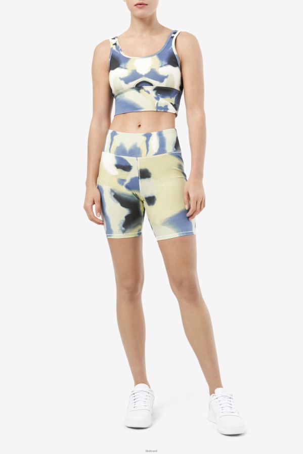 impressão de pincelada FILA fila dawn bra top pincelada estampada HXJFD1399