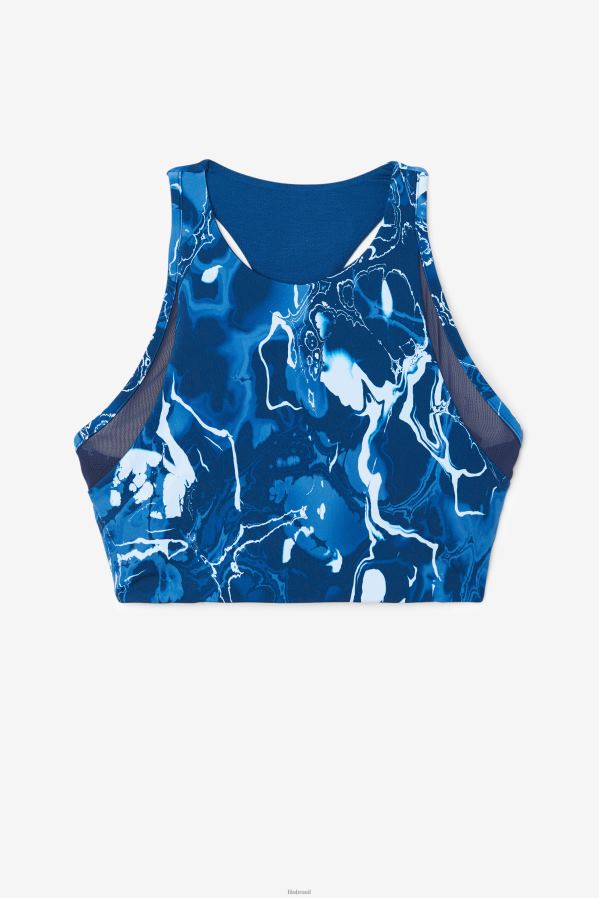 mármore marinho FILA sutiã esportivo uplift t-back fila de mármore marinho HXJFD1799