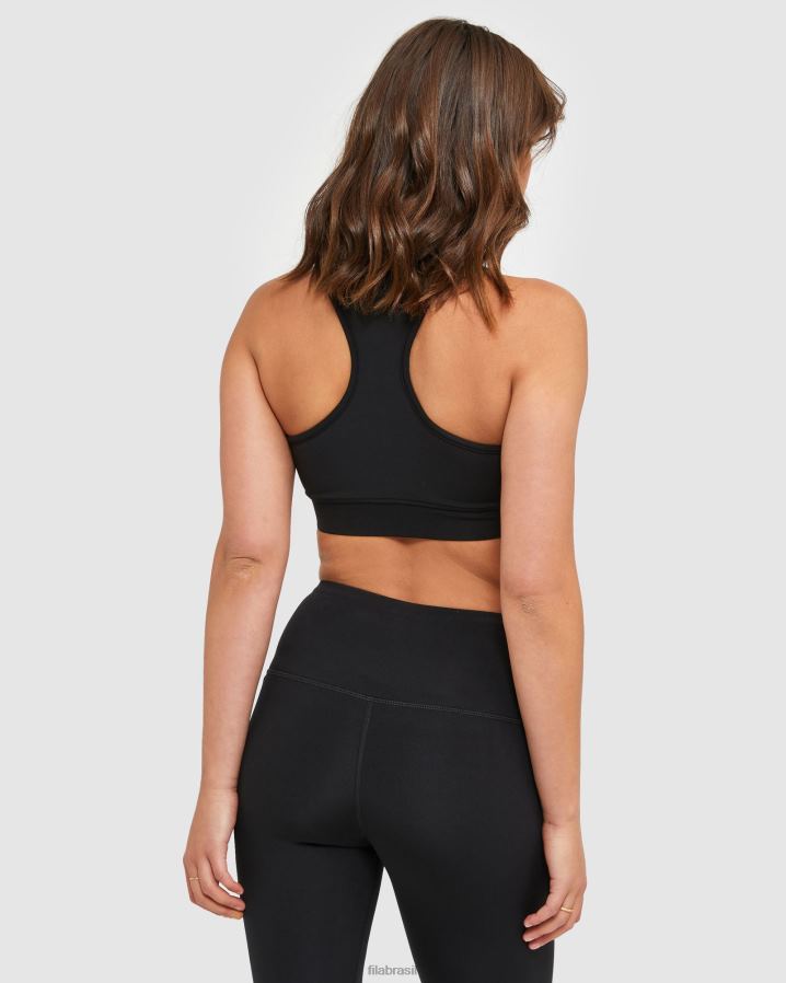 preto FILA sutiã fila classic feminino preto HXJFD2893