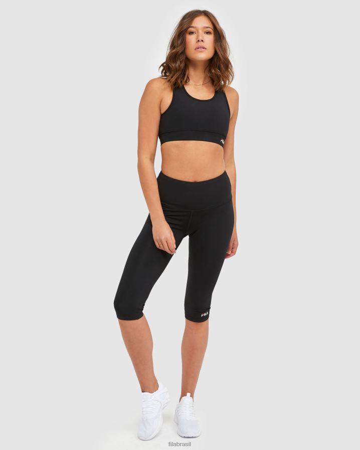 preto FILA sutiã fila classic feminino preto HXJFD2893