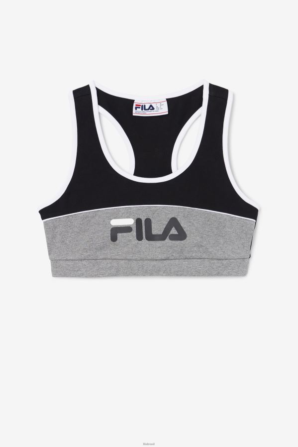 preto/urze/branco FILA top de sutiã kairi fila preto/urze/branco HXJFD1436