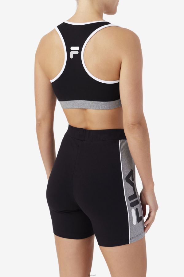 preto/urze/branco FILA top de sutiã kairi fila preto/urze/branco HXJFD1436
