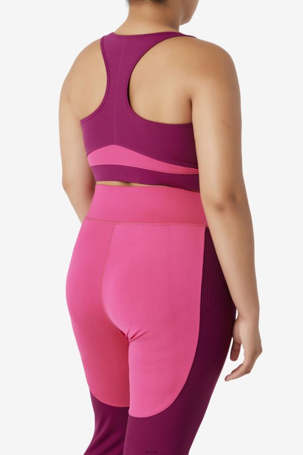 roxo magenta/rosa brilhante FILA sutiã esportivo fila uplift racerback magenta roxo/rosa brilhante HXJFD1833