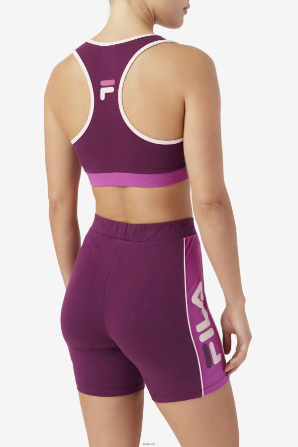 vinho de uva/rouge/potpourri FILA vinho de uva/rouge/potpourri kairi sutiã top fila HXJFD1482