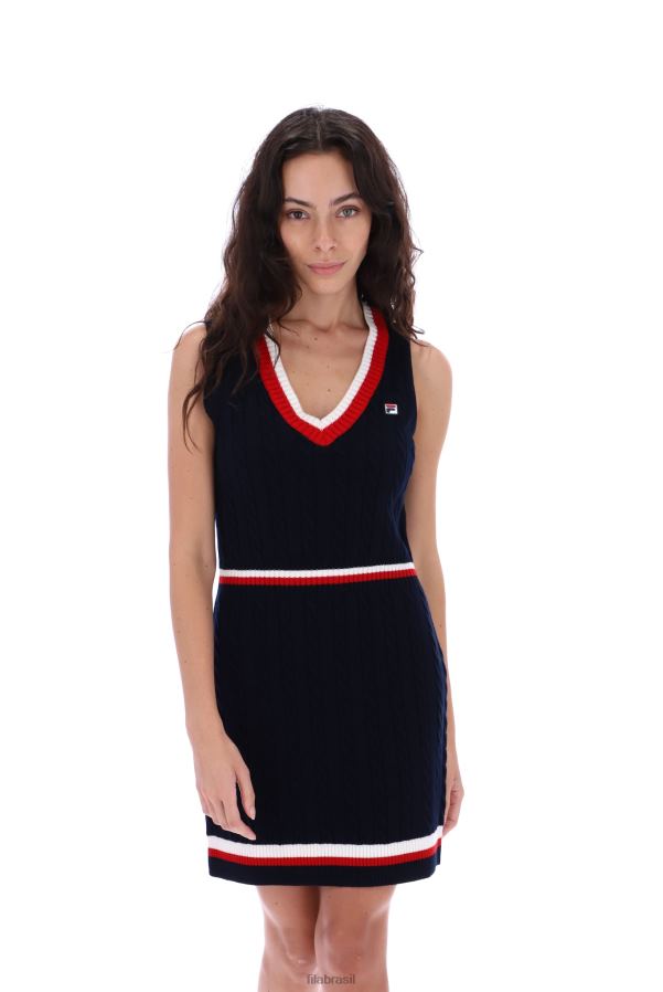 FILA darian fashion suéter vestido tricot fila HXJFD3443