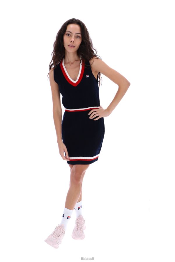 FILA darian fashion suéter vestido tricot fila HXJFD3443