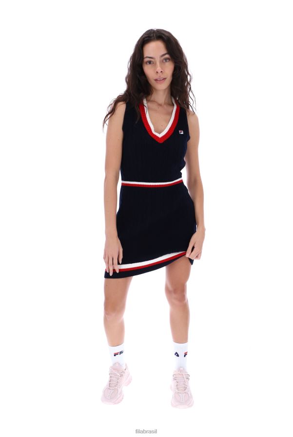 FILA darian fashion suéter vestido tricot fila HXJFD3443