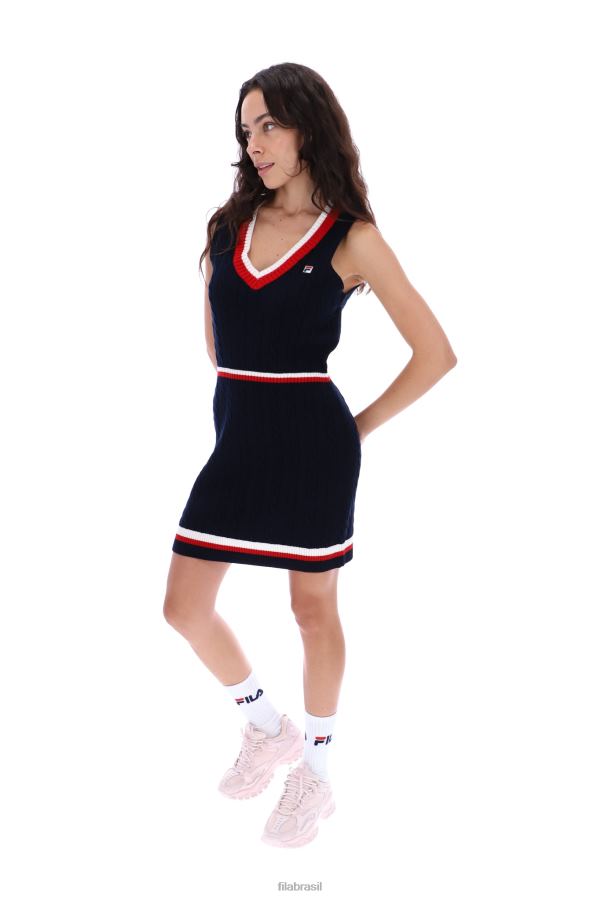 FILA darian fashion suéter vestido tricot fila HXJFD3443