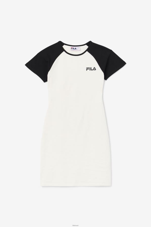 gardênia/preta FILA vestido kyra gardénia/preto fila HXJFD1553