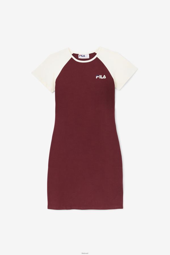 porto tawny FILA vestido fila tawnyport kyra HXJFD1546