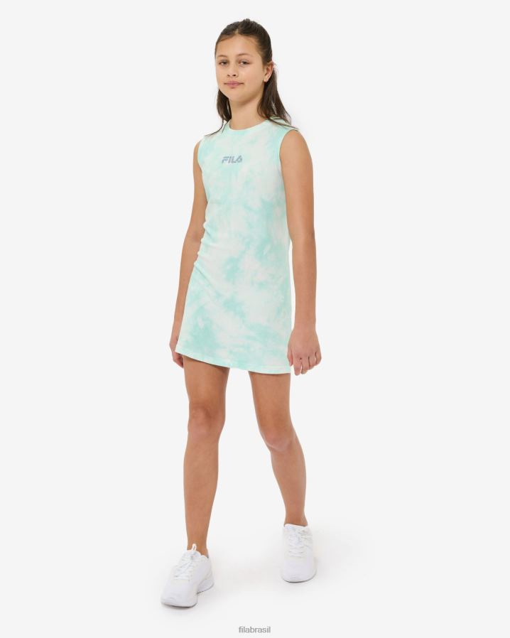 tie-dye menta FILA vestido regata fila frankie menta tie dye HXJFD3105