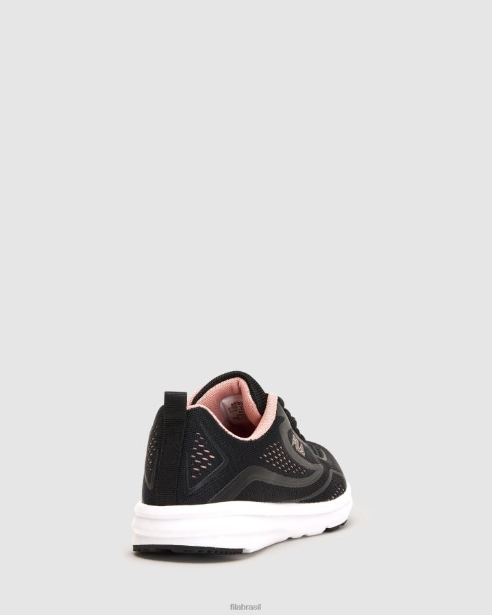 Rosa preta FILA pavia fila infantil preta/rosa HXJFD3060