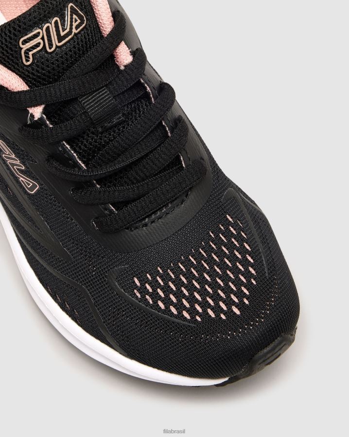 Rosa preta FILA pavia fila infantil preta/rosa HXJFD3060