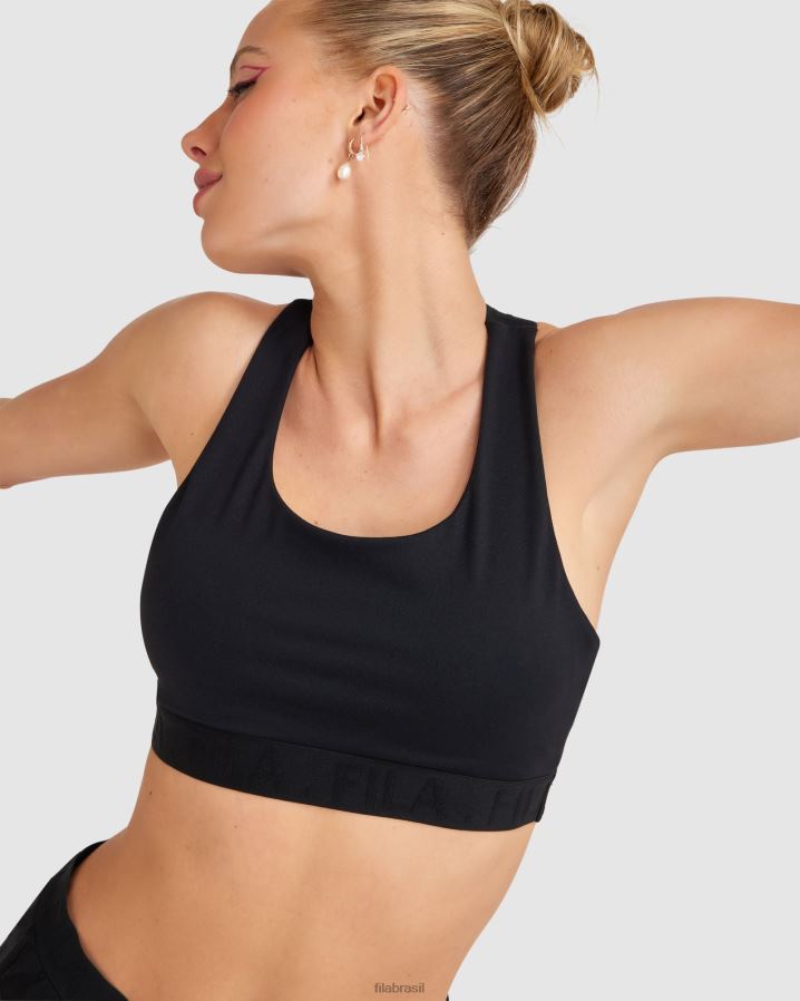 preto FILA top spencer feminino preto fila HXJFD2819
